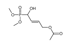 (4-dimethoxyphosphoryl-4-hydroxybut-2-enyl) acetate结构式