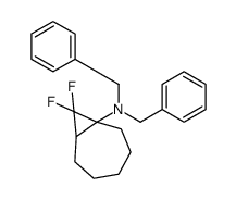 N,N-dibenzyl-8,8-difluorobicyclo[5.1.0]octan-7-amine Structure