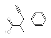 3-cyano-2-methyl-3-phenyl-propionic acid结构式