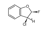 cis-3-chloro-3-deuterio-2-fluoro-2,3-dihydrobenzofuran Structure