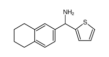 1-(5,6,7,8-TETRAHYDRONAPHTHALEN-2-YL)-1-THIEN-2-YLMETHANAMINE structure