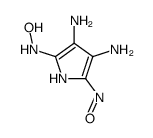 N-(3,4-diamino-5-nitroso-1H-pyrrol-2-yl)hydroxylamine结构式