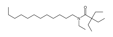 N-dodecyl-N,2,2-triethylbutanamide结构式