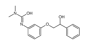 3-[3-(2-hydroxy-2-phenylethoxy)phenyl]-1,1-dimethylurea结构式