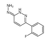 [6-(2-fluorophenyl)pyridazin-3-yl]hydrazine结构式