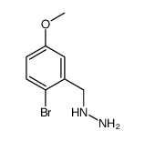 (2-bromo-5-methoxyphenyl)methylhydrazine结构式