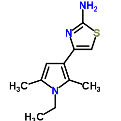 4-(1-Ethyl-2,5-dimethyl-1H-pyrrol-3-yl)-1,3-thiazol-2-amine Structure