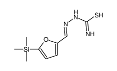 [(5-trimethylsilylfuran-2-yl)methylideneamino]thiourea Structure