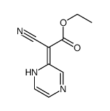 ethyl 2-cyano-2-(1H-pyrazin-2-ylidene)acetate Structure