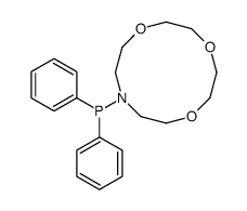 diphenyl(1,4,7-trioxa-10-azacyclododec-10-yl)phosphane Structure