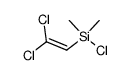 chloro(2,2-dichlorovinyl)dimethylsilane Structure