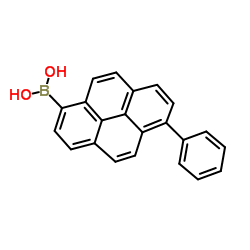 (6-Phenyl-1-pyrenyl)boronic acid Structure