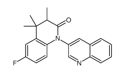 6-fluoro-3,4,4-trimethyl-1-quinolin-3-yl-3H-quinolin-2-one Structure