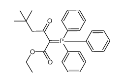 ethyl 5,5-dimethyl-3-oxo-2-triphenylphosphoranylidenehexanoate Structure