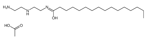 N-[2-[(2-aminoethyl)amino]ethyl]palmitamide monoacetate Structure