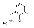 (2-chloro-3-fluorophenyl)methanamine,hydrochloride structure