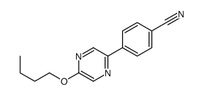 4-(5-butoxypyrazin-2-yl)benzonitrile结构式