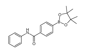 4-(Phenylaminocarbonyl)benzeneboronic acid pinacol ester Structure