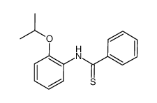 N-(2-isopropoxyphenyl)thiobenzamide结构式