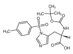 L-​Histidine, N-​[(1,​1-​dimethylethoxy)​carbonyl]​-​3-​[(4-​methylphenyl)​sulfonyl]​- picture