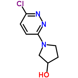 1-(6-Chloro-3-pyridazinyl)-3-pyrrolidinol Structure