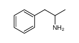 Benzeneethanamine, α-methyl Structure