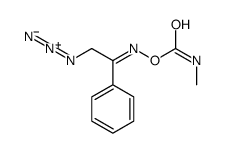 [(E)-(2-azido-1-phenylethylidene)amino] N-methylcarbamate结构式