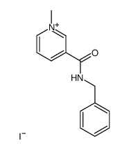 1-methyl-3-(N-benzylcarbamoyl)pyridinium iodide Structure