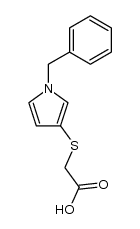 (1-benzyl-pyrrol-3-ylsulfanyl)-acetic acid Structure