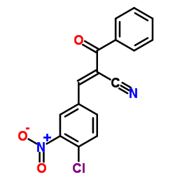 (2E)-2-Benzoyl-3-(4-chloro-3-nitrophenyl)acrylonitrile结构式