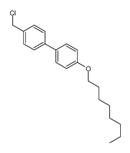 1-(chloromethyl)-4-(4-octoxyphenyl)benzene Structure