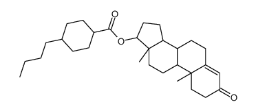 testosterone 4-n-butylcyclohexylcarboxylic acid Structure