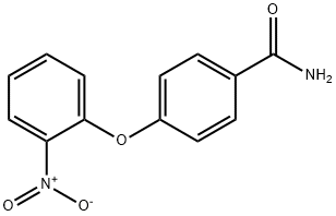 4-(2-nitrophenoxy)benzamide结构式