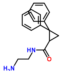 N-(2-Aminoethyl)-2,2-diphenylcyclopropanecarboxamide结构式