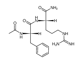 Ac-L-Phe-L-Arg-NH2 Structure