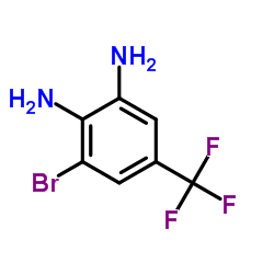 3-溴-4,5-二氨基三氟甲苯结构式