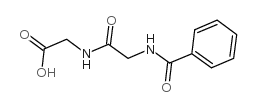 苯甲酰甘氨酰基氨基乙酸结构式