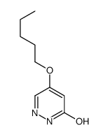 5-(Pentyloxy)-3(2H)-pyridazinone结构式