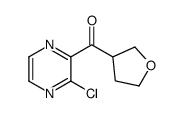 (3-chloropyrazin-2-yl)-(oxolan-3-yl)methanone Structure