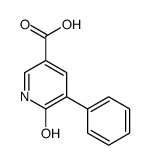 6-oxo-5-phenyl-1H-pyridine-3-carboxylic acid Structure