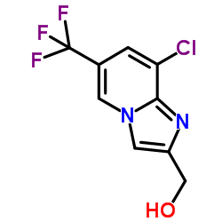 [8-Chloro-6-(trifluoromethyl)imidazo[1,2-a]pyridin-2-yl]methanol结构式