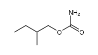 carbamic acid-(2-methyl-butyl ester)结构式