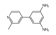 5-(2-methylpyridin-4-yl)benzene-1,3-diamine Structure