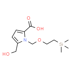 1-[(3,3-DIMETHYL-3-SILABUTOXY)METHYL]-5-(HYDROXYMETHYL)PYRROLE-2-CARBOXYLICACID picture