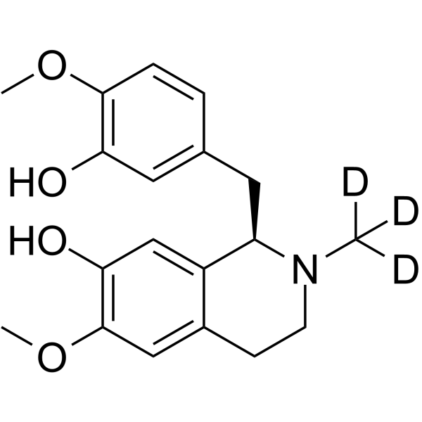 (R)-Reticuline-d3 Structure