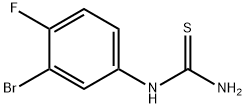 3-Bromo-4-fluorophenylthiourea Structure