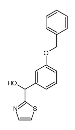 [3-(benzyloxy)phenyl]thiazol-2-ylmethanol Structure