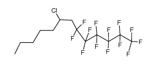 8-Chloro-1,1,1,2,2,3,3,4,4,5,5,6,6-tridecafluorotridecane结构式