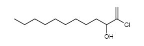 2-chloro-1-dodecen-3-ol Structure