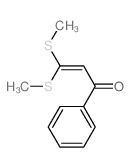 3,3-双(甲基硫烷基)-1-苯基丙-2-烯-1-星空app结构式